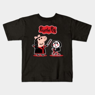 Puzzle Pig Kids T-Shirt